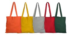 Bunte Stofftaschen für die Schulter