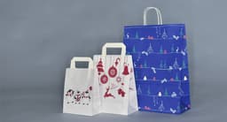 Geschenk-Papiertüten aus natürlichen Materialien geeignet für das ganze Jahr